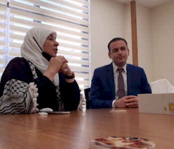 زيارة محافظة رام والبيرة لمقر الشركة الجديد