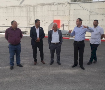 زيارة ادارة شركة الحوامدة الزراعية لمقر الشركة الجديد