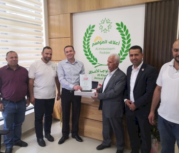 زيارة ادارة شركة الحوامدة الزراعية لمقر الشركة الجديد