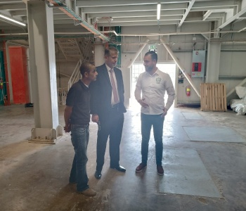 زيارة وفد من وزارة الاقتصاد الوطني لمقر الشركة 