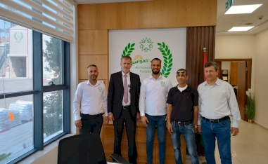 زيارة وفد من وزارة الاقتصاد الوطني لمقر الشركة 