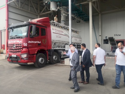 زيارة ادارة شركة الحوامدة الزراعية لمقر الشركة الجديد