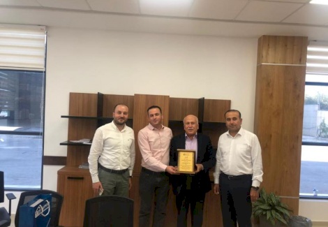 استقبال ادارة شركة الخواجا للاعلاف لمجموعة شركات العامور