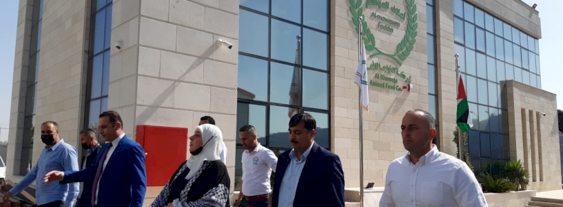 زيارة محافظة رام والبيرة لمقر الشركة الجديد