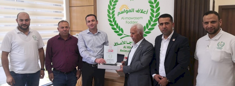 زيارة ادارة شركة الحوامدة الزراعية لمقر الشركة الجديد