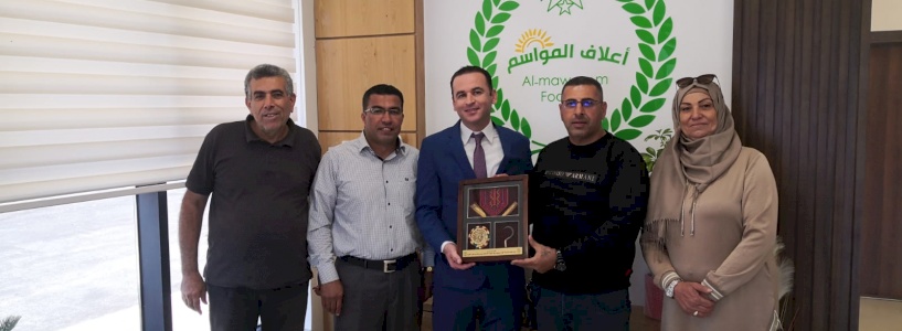 زيارة وفد بلدية نعلين لمقر الشركة الجديد